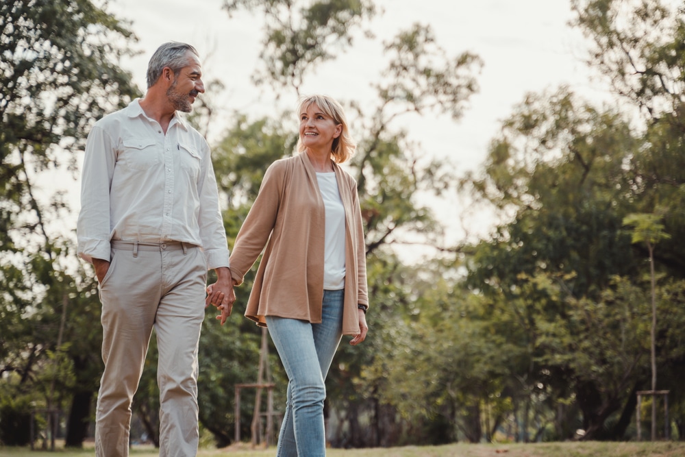 Romantic,And,Elderly,Healthy,Lifestyle,Concept.senior,Active,Caucasian,Couple,Holding Vein Disease Symptoms in Geneva & Elk Grove Village, IL